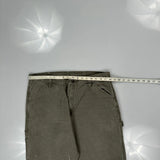 Unbranded Carpenter Trousers - 36W 30L Grey Cotton