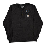 Built To Serve And Protect Hardworking People Carhartt Long Sleeve T-Shirt - Medium Grey Cotton Blend