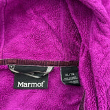 Marmot Fleece Jacket - XL Purple Polyester
