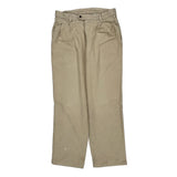 Chaps Ralph Lauren Cord Trousers - 32″ Waist Beige Cotton