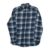 Lee Checked Flannel Shirt - Medium Blue Cotton
