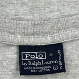 Polo By Ralph Lauren T-Shirt - Large Grey Cotton
