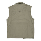 Vintage Columbia Gilet - Large Beige Cotton
