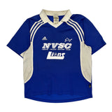 North Valley Soccer Club Adidas Football Jersey - Large Blue Polyester