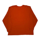 Carhartt Long Sleeve T-Shirt - 2XL Orange Cotton
