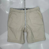 Tommy Hilfiger Chino Shorts - 34W 9L Beige Cotton