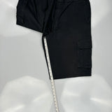 Dickies Cargo Shorts - 34W 11L Black Cotton Blend