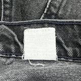 Levis Denim Shorts - 36W 10L Black Cotton