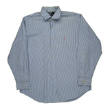 Polo By Ralph Lauren Striped Shirt - XL White Cotton