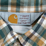 Carhartt Short Sleeve Shirt - XL Brown Cotton