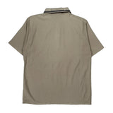 Quiksilver Polo Shirt - Large Beige Cotton
