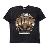 Las Vegas Raiders Nfl Graphic T-Shirt - Medium Black Cotton