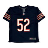 Chicago Bears, Age 7 Nike Nfl Football Jersey - Large Navy Polyester