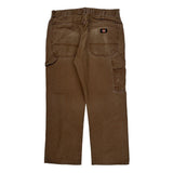 Dickies Carpenter Pants - 32W 26L Brown Cotton