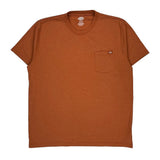 Dickies T-Shirt - 2XL Orange Cotton Blend
