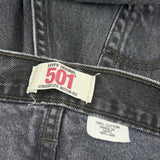 501 Levis Jeans - 31W 27L Grey Cotton