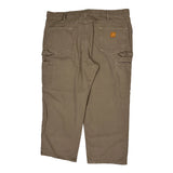 Carhartt Double Knee Carpenter Trousers - 42W 30L Brown Cotton