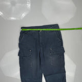 Unbranded Cargo Trousers - 36W 26L Blue Cotton