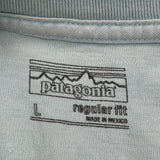 Patagonia Logo Patagonia T-Shirt - Large Green Cotton