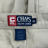 Chaps Ralph Lauren Cargo Shorts - 36W 8L Beige Cotton
