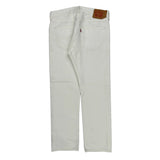 Levis Jeans - 32W 30L White Cotton