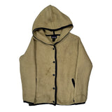 Patagonia Fleece Jacket - Small Beige Polyester