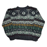 Sears Sweater - Large Multicoloured Acrylic Blend