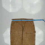 Carhartt Double Knee Carpenter Trousers - 36W 32L Brown Cotton