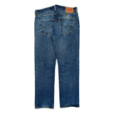501 Levis Jeans - 34W 32L Blue Cotton