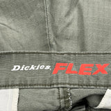 Dickies Cargo Shorts - 34W 10L Green Cotton Blend