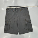Carhartt Cargo Shorts - 36W 11L Grey Cotton