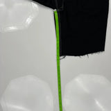 Empyre Contrast Stitch Denim Shorts - 38W 11L Black Denim