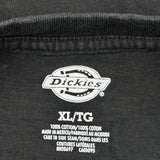 Dickies T-Shirt - XL Black Cotton