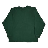Carhartt Long Sleeve T-Shirt - XL Green Cotton