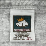 Cotton Deluxe Single Stitch T-Shirt - XL Gray Cotton