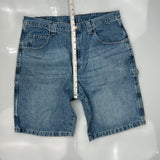 Wrangler Cargo Denim Shorts - 34W 9L Blue Denim