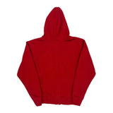 Age 6-7 Carhartt Spellout Hoodie - Small Red Cotton Blend