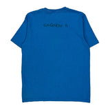 Carhartt T-Shirt - Medium Blue Cotton Blend