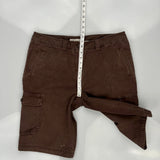 Tommy Hilfiger Cargo Shorts - 36W UK 16 Brown Cotton