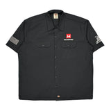 Jm Transport Dickies Short Sleeve Shirt - 2XL Black Polyester Blend