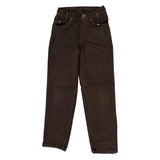 550 Levis Jeans - 24W UK 4 Brown Cotton