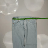 501 Levis Jeans - 36W 30L Light Wash Cotton