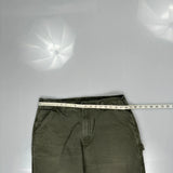 Carhartt Carpenter Trousers - 36W 30L Green Cotton