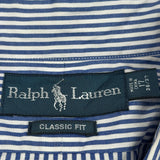 Ralph Lauren Striped Shirt - XL Blue Cotton
