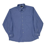 Tommy Hilfiger Pinstripe Shirt - XL Blue Cotton