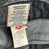True Religion Slim Fit Jeans - 28W US 2 Gray Cotton