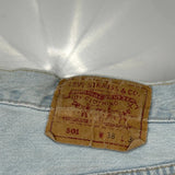 501 Levis Jeans - 38W 30L Light Wash Denim