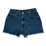 Levis Denim Shorts - 29W UK 10 Blue Cotton