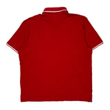 Tommy Hilfiger Polo Shirt - XL Red Cotton