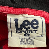 Wisconsin Badgers Lee Sport College Hoodie - XL Red Polyester Blend